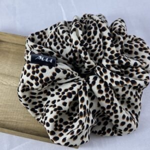 Alternative view of Leopard Scrunchie