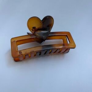 Alternative view of Heart Pedal Geometric Jaw Hair Claw Medium
