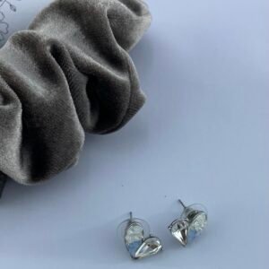 Alternative view of Heart Stud Fancy Earring