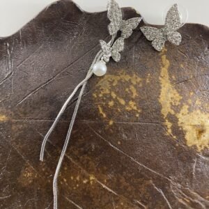 Butterfly Dreams Asymmetric Earrings(အချိုးမညီလိပ်ပြာ)